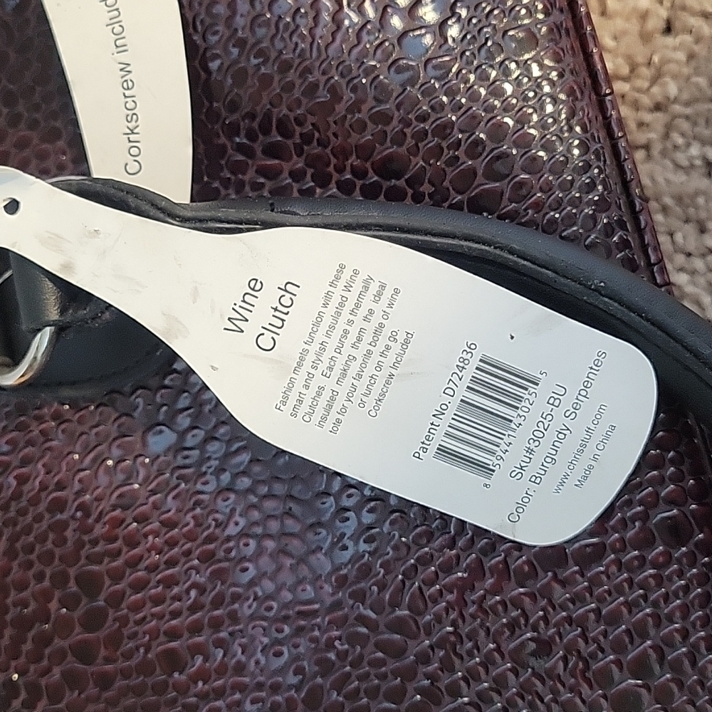 Wine Clutch with Corkscrew - Picture 4 of 5